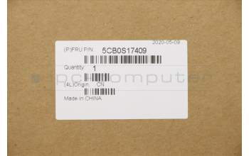 Lenovo 5CB0S17409 Tastatur inkl. Topcase C81N6 PLBLK FPNBL CZ-SK