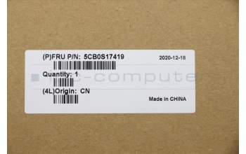 Lenovo 5CB0S17419 Tastatur inkl. Topcase C81N6 PLBLK NFPNBL AR-E