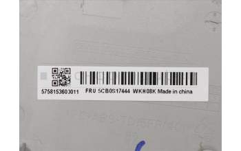 Lenovo 5CB0S17444 Tastatur inkl. Topcase C81N6 PLGRY FPBL US