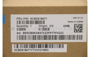 Lenovo 5CB0S18471 Tastatur inkl. Topcase C81N7 AB NBLKB_UK