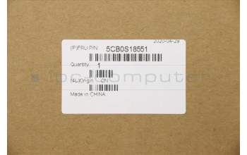 Lenovo 5CB0S18551 Tastatur inkl. Topcase C81N7 PG BLKB_CZ-SK