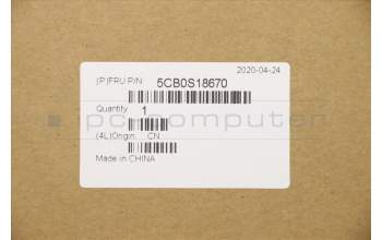 Lenovo 5CB0S18670 Tastatur inkl. Topcase C81N8 GRY NBLKB_UK