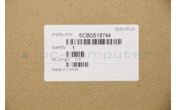 Lenovo 5CB0S18744 C-Abdeckung mit Tastatur, Belgisch, Schwarz, Hintergrundbeleuchtung
