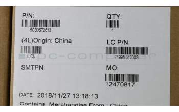 Lenovo 5CB0S72613 Tastatur inkl. Topcase ASM_PO L 81C4 IG