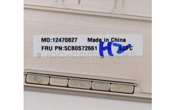 Lenovo 5CB0S72661 Tastatur inkl. Topcase ASM_SW L 81C4 MC