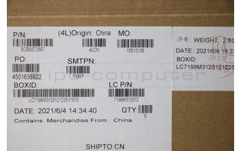 Lenovo 5CB0S72667 Tastatur inkl. Topcase ASM_US INTE L 81C4 MC