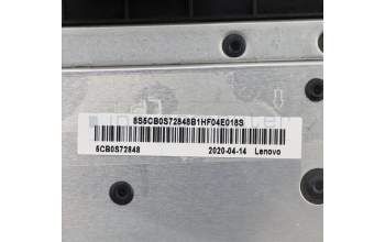 Lenovo 5CB0S72848 C-Abdeckung mit Tastatur, Englisch (US, Euro), Grau