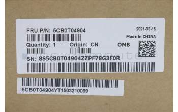 Lenovo 5CB0T04904 Tastatur inkl. Topcase C 81JS PTN W/KB SW