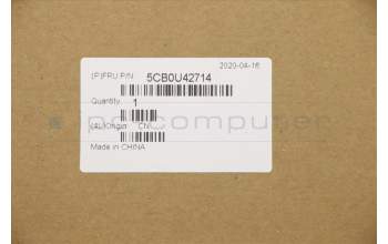 Lenovo 5CB0U42714 C-Cover with keyboard, Greek, Black, Backlight