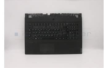 Lenovo 5CB0U42949 C-Cover with keyboard, Czech, Black, Backlight