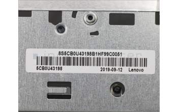 Lenovo 5CB0U43198 Tastatur inkl. TopcaseASM_B MGR_BL W/RU