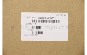 Lenovo 5CB0U43381 Tastatur inkl. TopcaseASM B UK_NFP_PG W/UK
