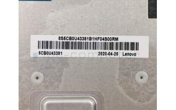 Lenovo 5CB0U43381 Tastatur inkl. TopcaseASM B UK_NFP_PG W/UK