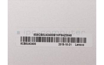 Lenovo 5CB0U43400 ABDECKUNG, LCD-Abdeckung B 81T mit Platingrau