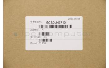 Lenovo 5CB0U43710 Tastatur inkl. Topcase ASM 81T9 w/NBL KB NORDI