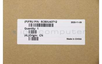 Lenovo 5CB0U43712 Tastatur inkl. Topcase ASM 81T9 w/NBL KB BEL