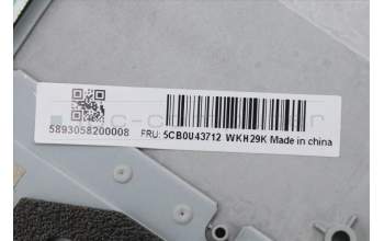 Lenovo 5CB0U43712 Tastatur inkl. Topcase ASM 81T9 w/NBL KB BEL