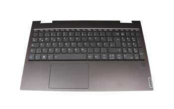 5CB0U43800 Original Lenovo Tastatur inkl. Topcase DE (deutsch) grau/grau mit Backlight