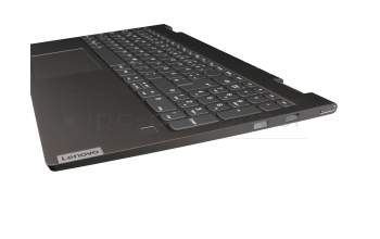 5CB0U43800 Original Lenovo Tastatur inkl. Topcase DE (deutsch) grau/grau mit Backlight