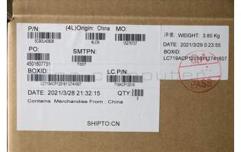 Lenovo 5CB0U43828 Tastatur inkl. Topcase ASM_HG L 81TD MC