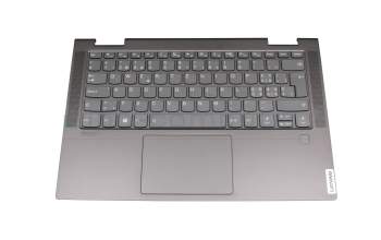5CB0U43946 Original Lenovo Tastatur inkl. Topcase CH (schweiz) grau/grau mit Backlight