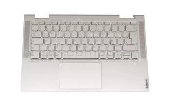 5CB0U43970 Original Lenovo Tastatur inkl. Topcase DE (deutsch) silber/silber mit Backlight
