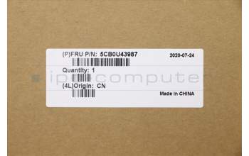 Lenovo 5CB0U43987 C-Cover with keyboard,Belgian,Mica