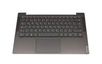 5CB0U44087 Original Lenovo Tastatur inkl. Topcase DE (deutsch) grau/grau mit Backlight