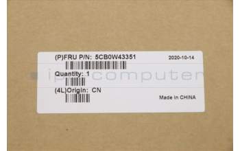 Lenovo 5CB0W43351 Tastatur inkl. Topcase ASM_UK L81VBBKTEXD