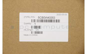 Lenovo 5CB0W43353 Tastatur inkl. Topcase ASM_US L81VBBKTEXD