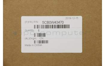 Lenovo 5CB0W43470 COVER Lower Case W 81Q8 MC w/T-PAD