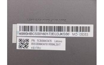 Lenovo 5CB0W43476 Tastatur inkl. Topcase ASM_US W 81Q8 IG W/KB