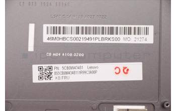 Lenovo 5CB0W43481 Tastatur inkl. Topcase ASM_GR W 81Q8 IG W/KB