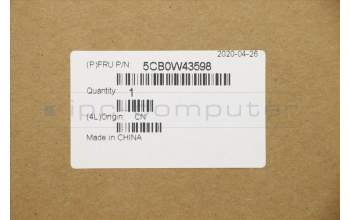 Lenovo 5CB0W43598 Tastatur inkl. TopcaseASM_US INT\'E W 81TE IG BL