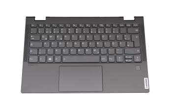 5CB0W43762 Original Lenovo Tastatur inkl. Topcase DE (deutsch) grau/grau mit Backlight