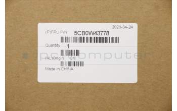 Lenovo 5CB0W43778 Tastatur inkl. Topcase ASM_SW Q 81UE