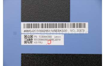 Lenovo 5CB0W43900 COVER LCD Cover W 81VS IB W/Tape*2