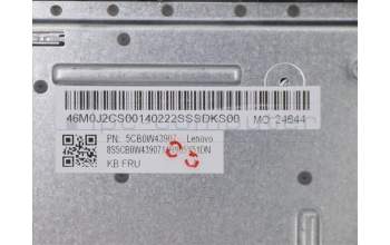 Lenovo 5CB0W43907 Tastatur inkl. Topcase ASM_SA W 81VS PG