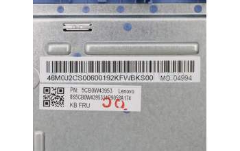 Lenovo 5CB0W43953 Tastatur inkl. Topcase ASM_US INTE W 81VS IB