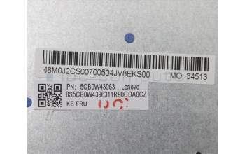 Lenovo 5CB0W43963 Tastatur inkl. Topcase ASM_IT W 81VS IB