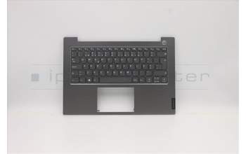 Lenovo 5CB0W44427 C-Cover with keyboard,Portuguese,Mineral Grey,Non_Backlight,Fingerprint