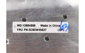 Lenovo 5CB0W45637 Tastatur inkl. Topcase ASM_BE L81W8IMRBK