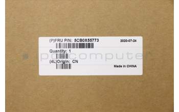 Lenovo 5CB0X55773 C-Abdeckung mit Tastatur, Englisch (GB), Grau, Ohne_Hintergrundbeleuchtung