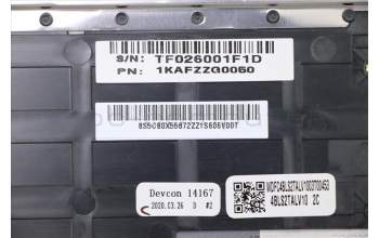 Lenovo 5CB0X55872 Tastatur inkl. Topcase ASM_GR Q82A1 GY