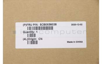 Lenovo 5CB0X56038 C-Abdeckung mit Tastatur, Deutsch, Tiefblau, Nicht_beleuchtet