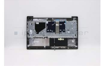 Lenovo 5CB0X56143 C-Cover with keyboard, Belgian, Platinum Grey, Backlight, Fingerprint, UK