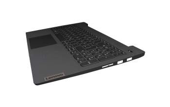 5CB0X56152 Original Lenovo Tastatur inkl. Topcase DE (deutsch) schwarz/grau mit Backlight