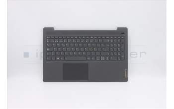 Lenovo 5CB0X56165 C-Cover with keyboard, Spanish, Platinum Grey, Backlight, Fingerprint