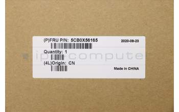 Lenovo 5CB0X56165 C-Cover with keyboard, Spanish, Platinum Grey, Backlight, Fingerprint