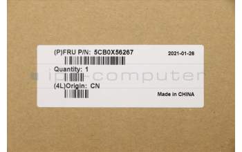 Lenovo 5CB0X56267 C-Cover with keyboard,Belgian,Platinum Grey,Non_Backlight,Fingerprint